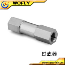stainless steel high pressure gas tube filter